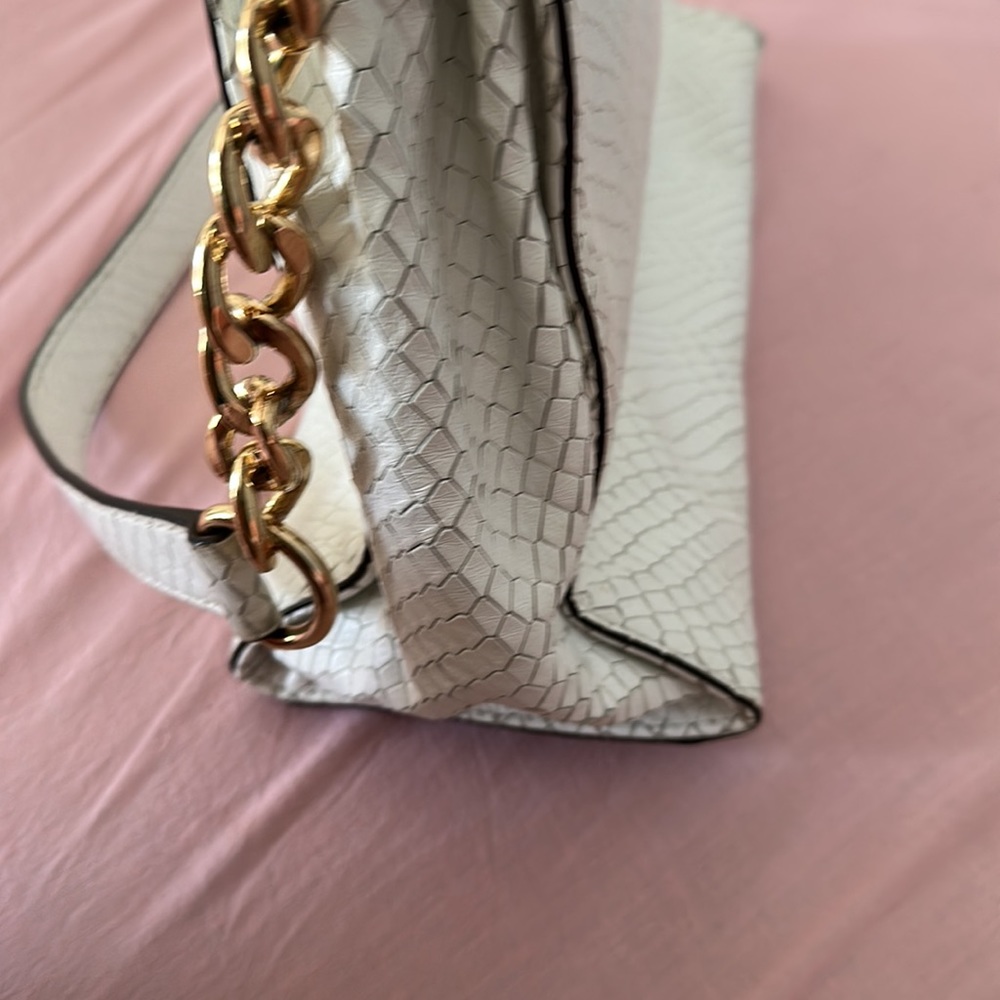 Michael Kors Hamilton White Python Bag - image 7